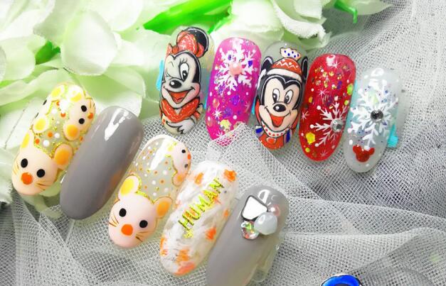 麗竹美甲學(xué)校“鼠”系主題作品