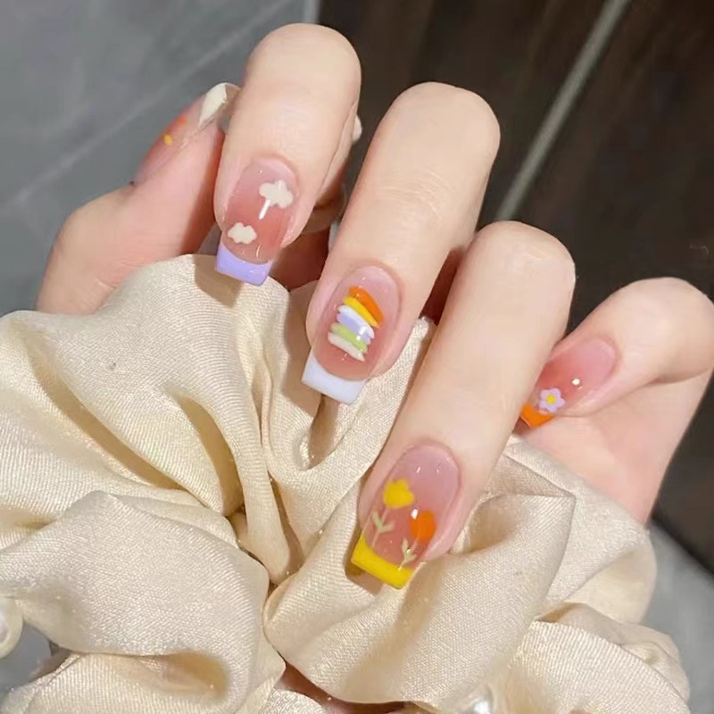 適合夏日做的短甲美甲，南寧美甲學習中心收集