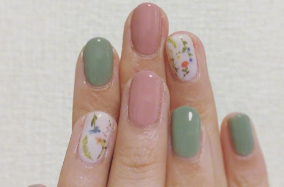 干花美甲教程，學美甲在南寧