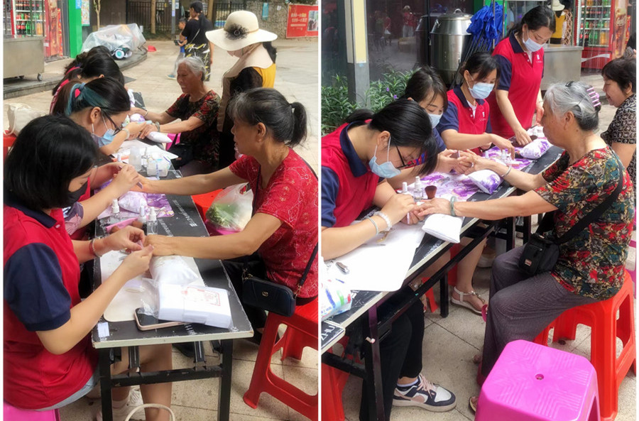 學(xué)以致用！南寧美甲學(xué)校社會(huì)實(shí)踐教學(xué)