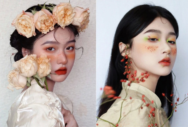 鮮花造型寫(xiě)真，廣西化妝形象造型培訓(xùn)分享