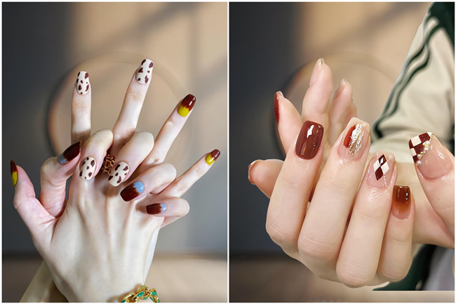  通勤小短甲推薦 ???，廣西美甲造型職校整理