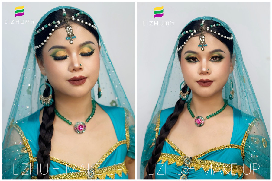 印度舞臺妝， 0基礎(chǔ)學(xué)彩妝造型