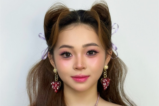 貓耳禮服造型，廣西化妝跟妝作品