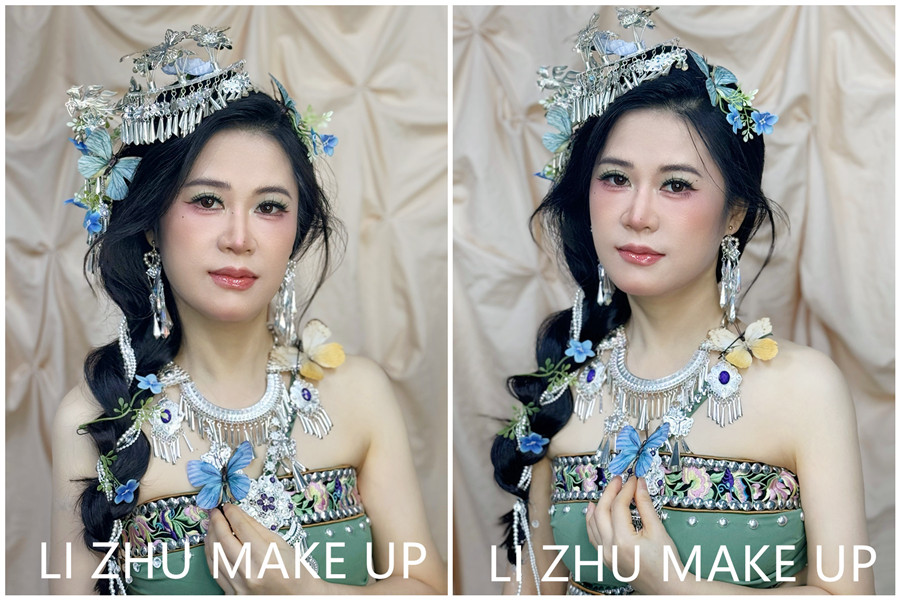 苗疆寫真造型，廣西高彩培訓(xùn)課堂作品