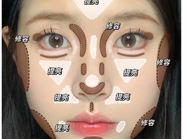修容的步驟及方法，南寧教化妝