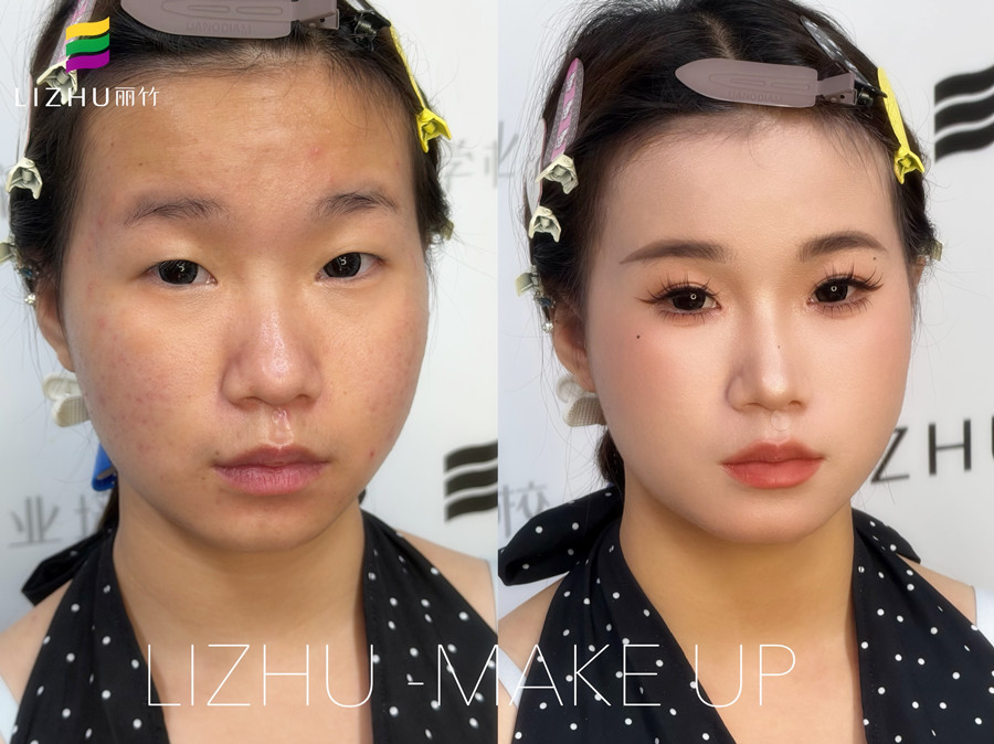 單眼皮調(diào)整技巧，廣西彩妝專業(yè)學(xué)校分享技巧